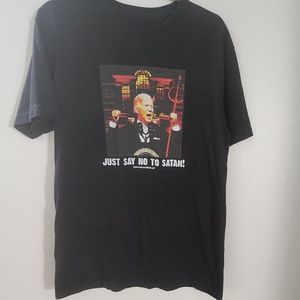 Biden Just Say No To Satan Tshirt